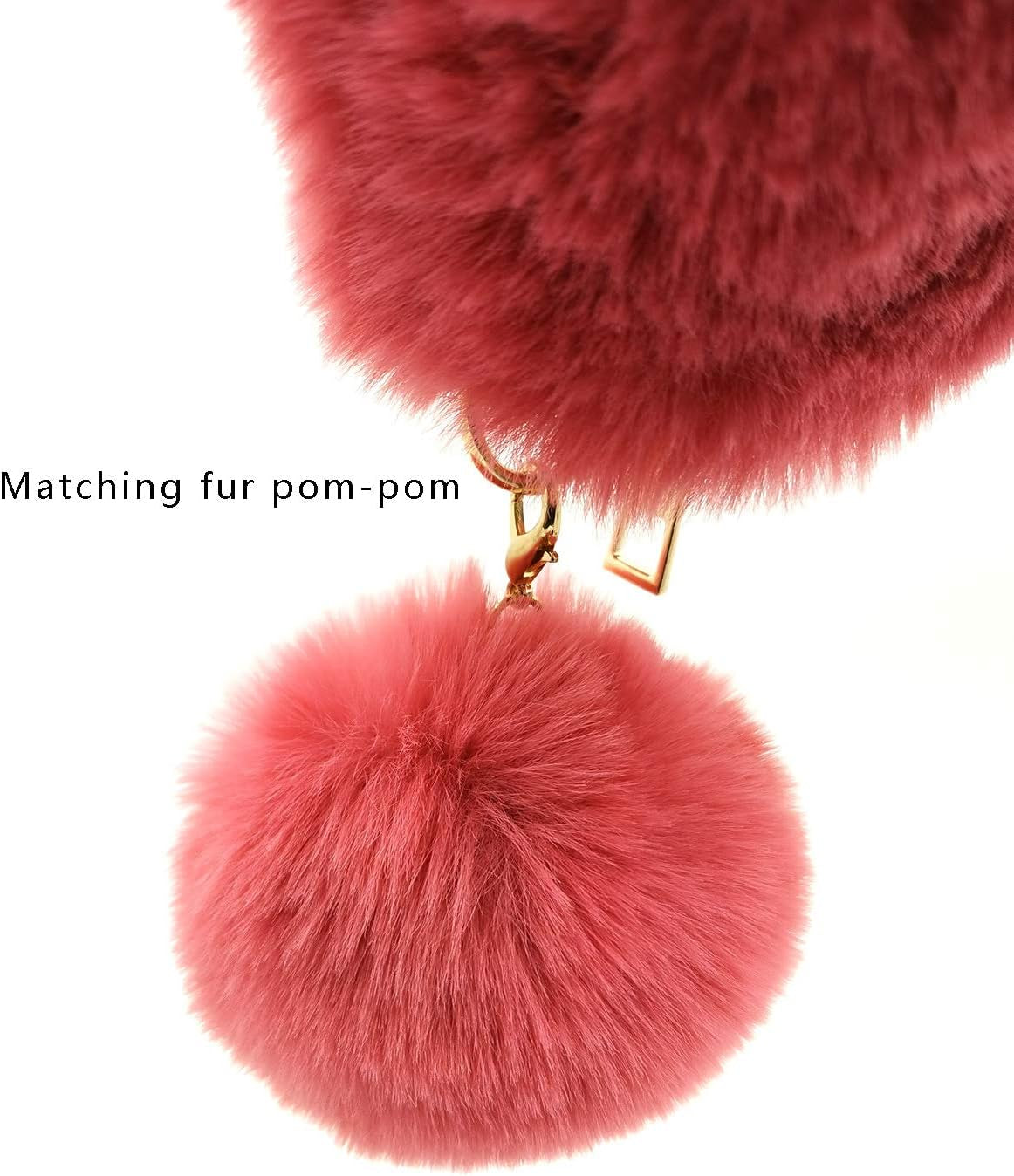 Faux Fur Purse Neon Multicolor Fluffy Evening Bags Womens Small Cute Phone Crossbody Bag Cosmetic Bag