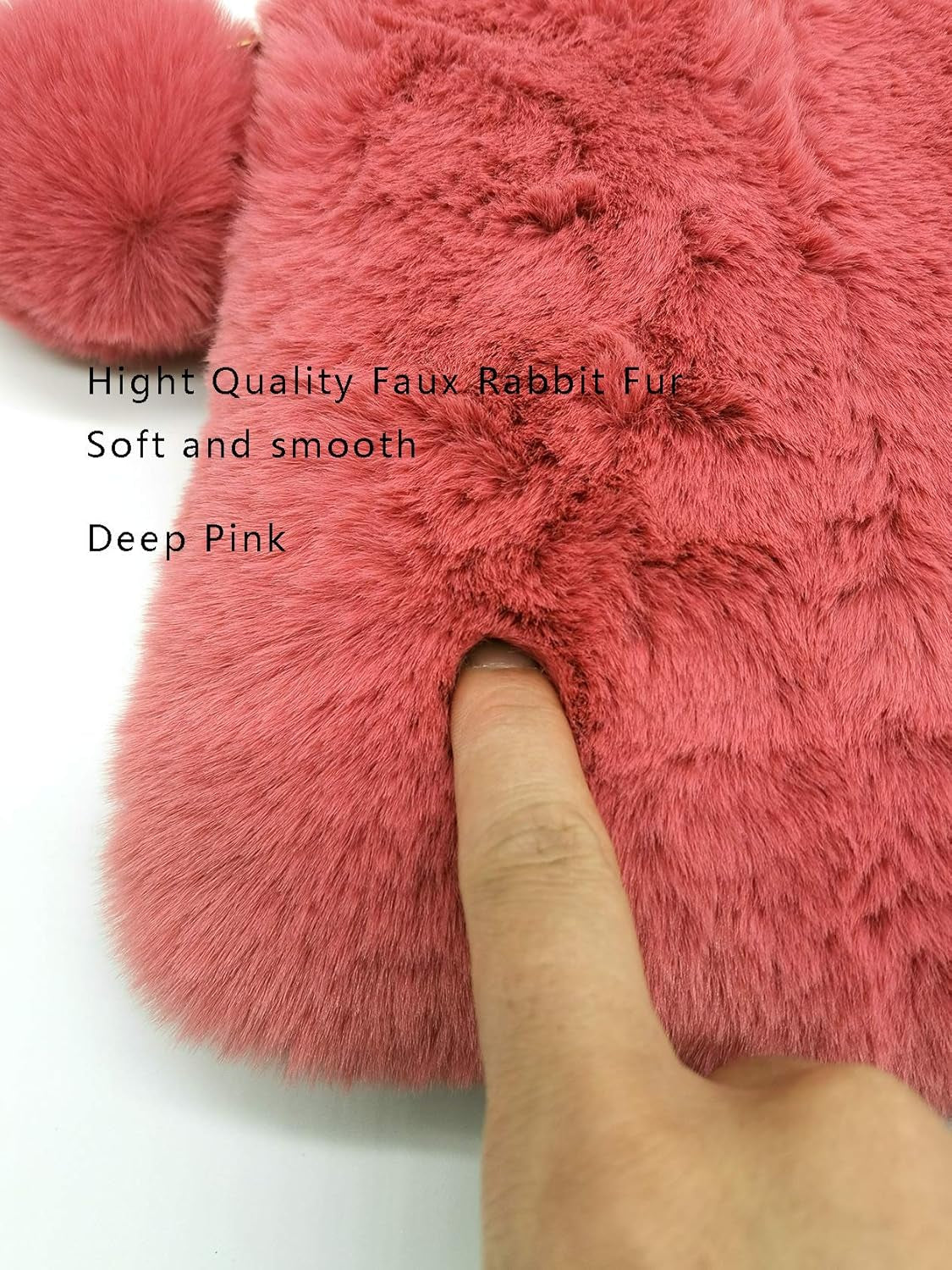 Faux Fur Purse Neon Multicolor Fluffy Evening Bags Womens Small Cute Phone Crossbody Bag Cosmetic Bag